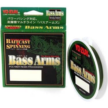 Bass Arms 5 lbs 2,5 kg 0,186 mm 100 Metre Polimer Reçine Kaplı Misina
